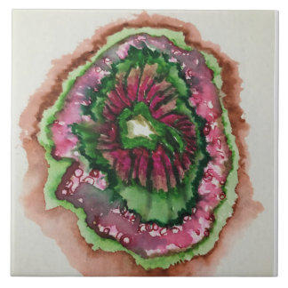 Abstrato Burst Pink e Verde