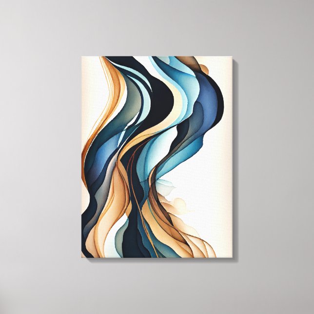 Abstrato Canvas Wall Art (Frente)