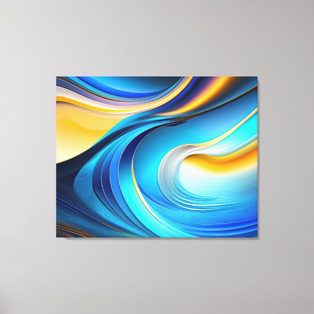 Abstrato Canvas Wall Art (Frente)