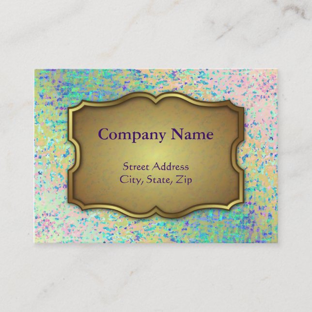 Abstrato carnudo da arte de Informel do cartão de (Frente)