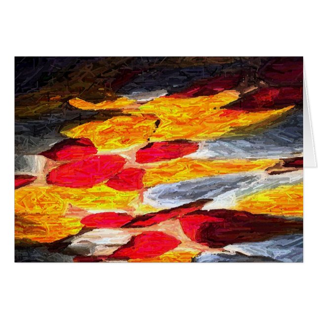 Abstrato, cartão (Frente Horizontal)