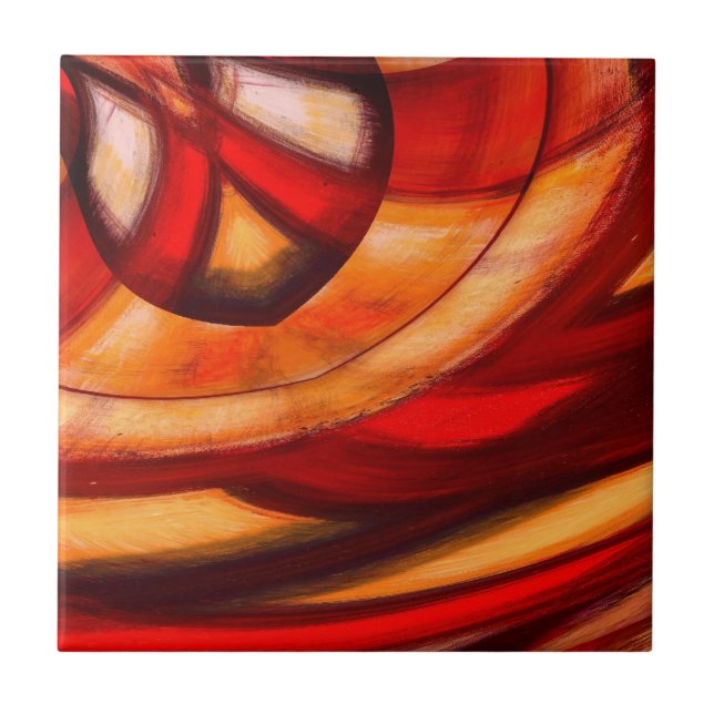 Abstrato - Círculos Fractais Poster Impressão (Frente)