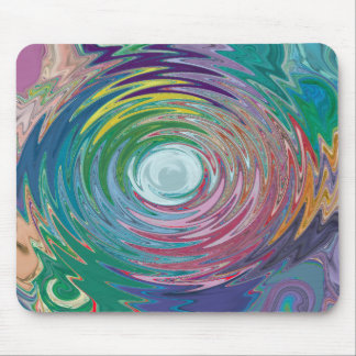 Abstrato colorido Mousepad do redemoinho da gota