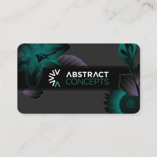 abstrato conceitos cartões de visitas