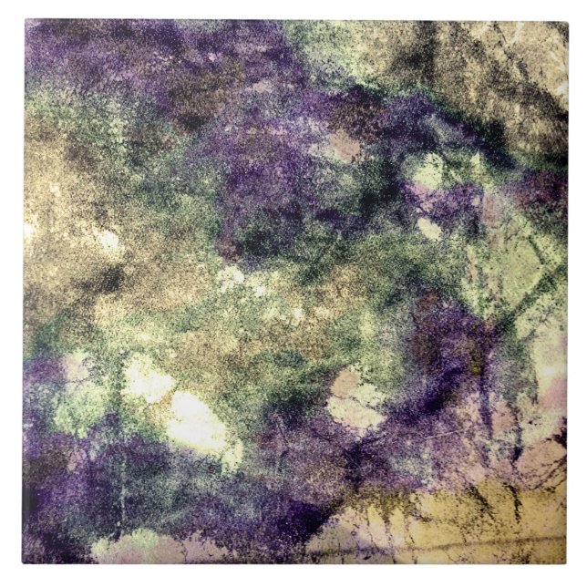 abstrato cor-de-rosa púrpura verde-esverdeado (Frente)