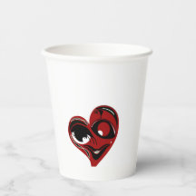 Abstrato, coração vermelho