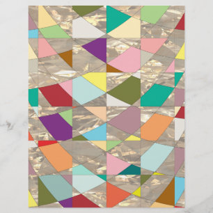 Abstrato Cores Douradas de Scrapbook