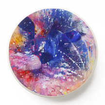 Abstrato Cósmico Cat Dreamscape