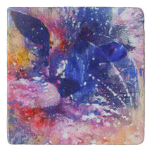 Abstrato Cósmico Cat Dreamscape