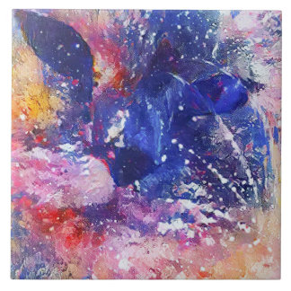 Abstrato Cósmico Cat Dreamscape