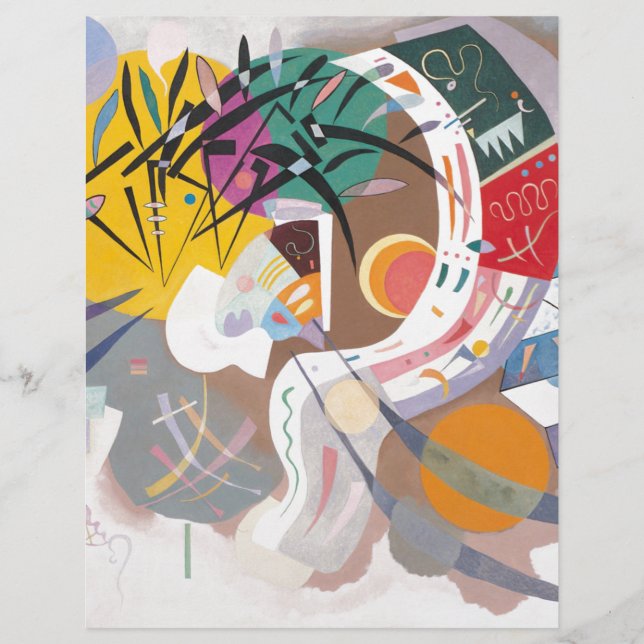 Abstrato da curva dominante de Kandinsky (Frente)