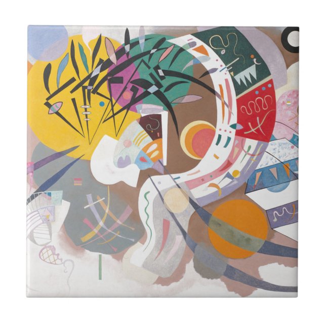 Abstrato da curva dominante de Kandinsky (Frente)