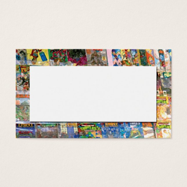 abstrato da loja de histórias em quadrinhos (Frente)