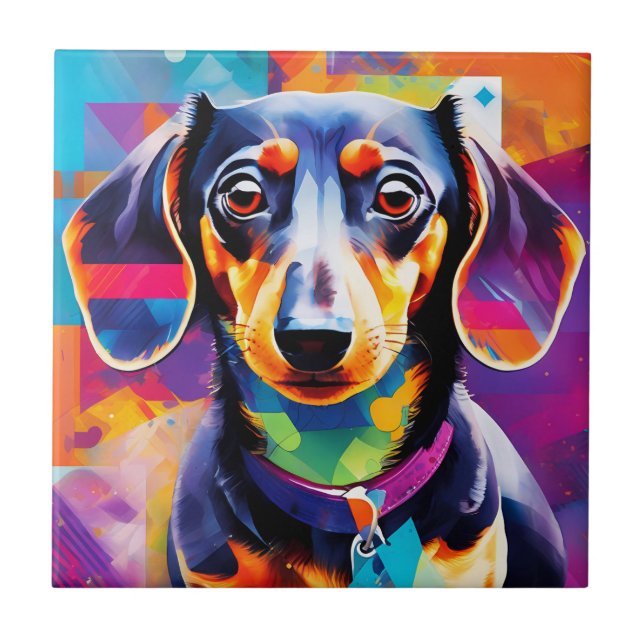Abstrato dachshund (Frente)