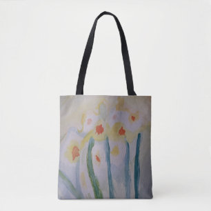Abstrato Daffodils Tote Bag