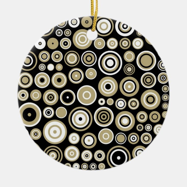 Abstrato de Arte do Padrão Retroativo - Ornamentos (Frente)