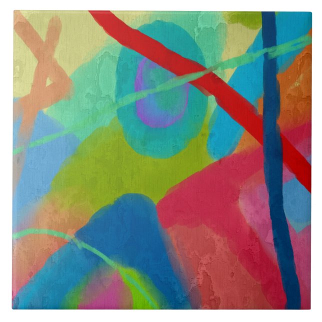 Abstrato de Arte Funky (Frente)