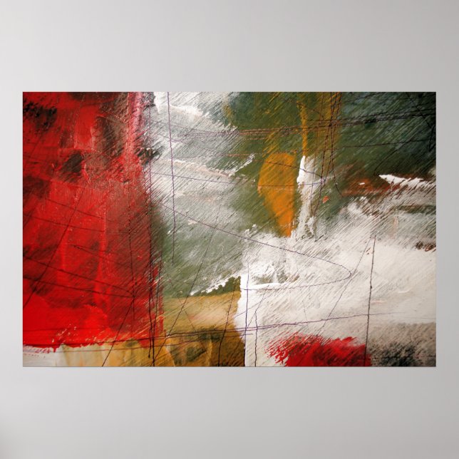 Abstrato de Arte Moderna Impressão (Frente)