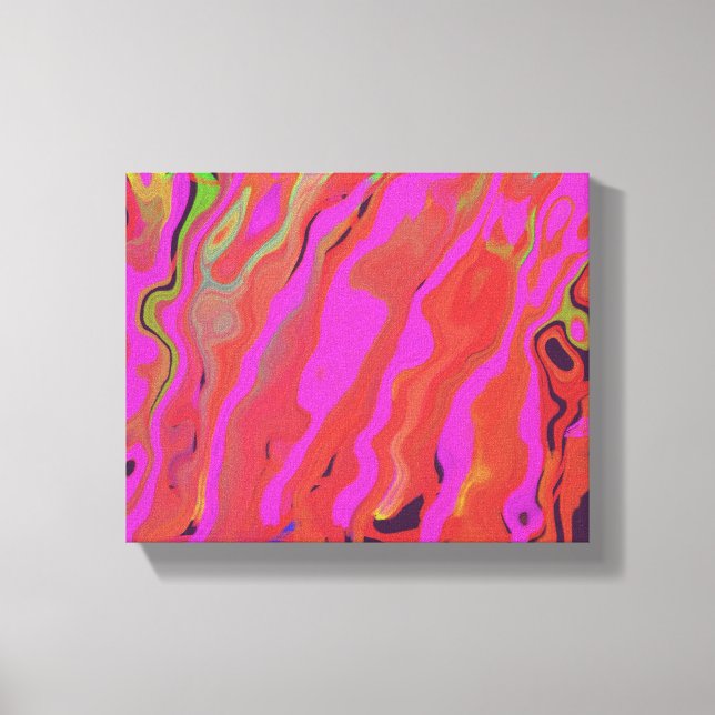 Abstrato de arte na canvas em arte roxa, digital. (Frente)