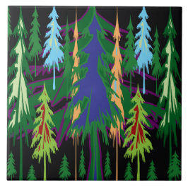 Abstrato de Arte sobre Presentes na Floresta Amazô