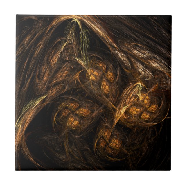 Abstrato de Azulejo de arte da Mãe Terra (Frente)