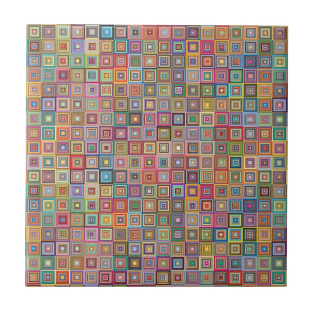 Abstrato de Azulejo de cerâmica padrão do século m (Frente)