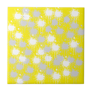Abstrato de Blush de Prata Branco Amarelo