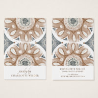 Abstrato de Boho Círculos com Placa de Exibição