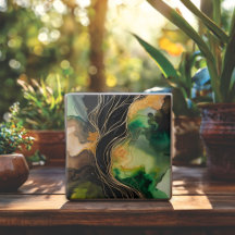 Abstrato de cadeia Dourada