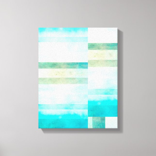 abstrato de canvas de aquarela (Frente)