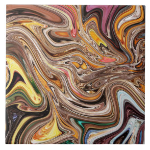 Abstrato de cor no estilo fluido