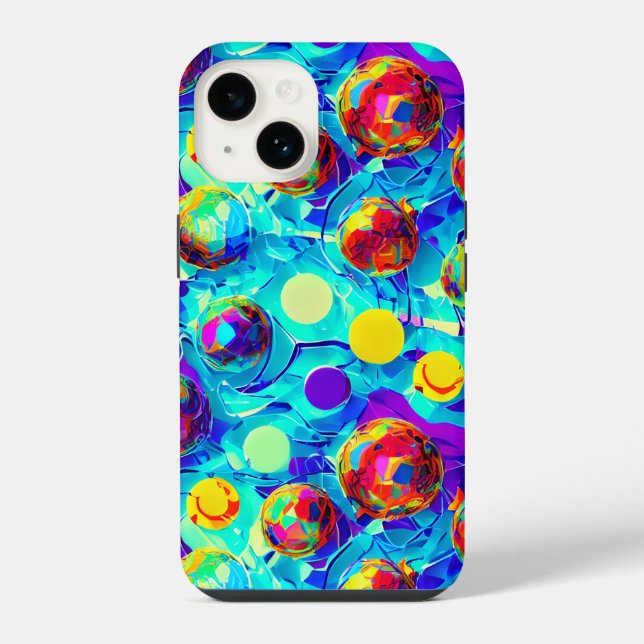 ABSTRATO DE EFEITO 3D COLORIDO (Verso)