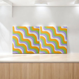 Abstrato de Elegante Moderno - Faixa ondulada colo