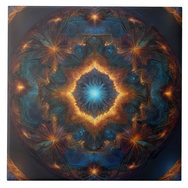 Abstrato de Escuro de Fogo Oculto (Frente)