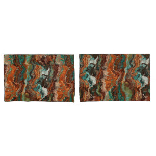 Abstrato de ferrugem e turquesa