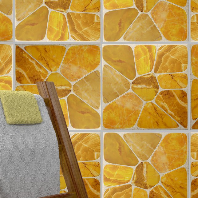 Abstrato de Flor do Mármore Amarelo (Criador carregado)