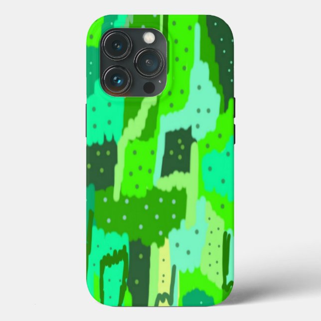 Abstrato de Folhagem Verde (Verso)