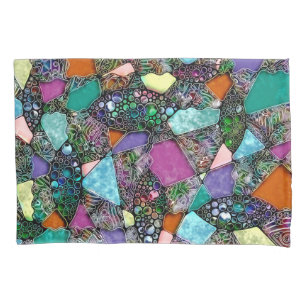 Abstrato de forma muito colorida arte 11
