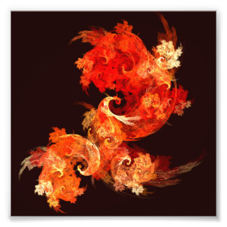 Abstrato de Foto para Impressão de Firebird dançan