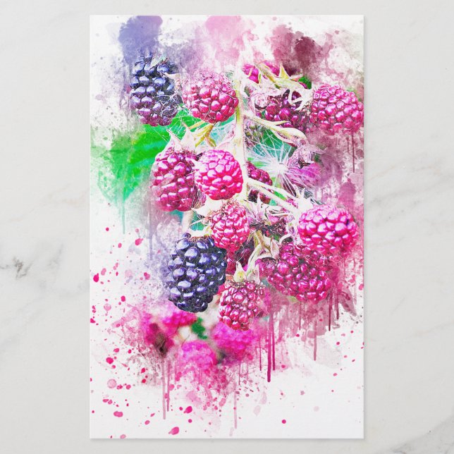 abstrato de fruta de amora (Frente)