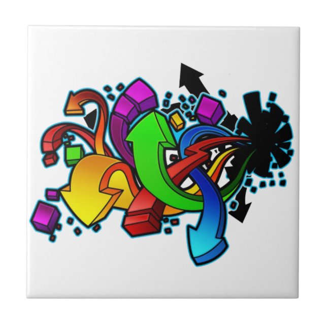 Abstrato de grafite (Frente)