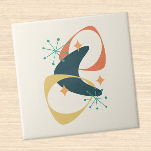 Abstrato de Idade Atômica do Meio século do Espaço