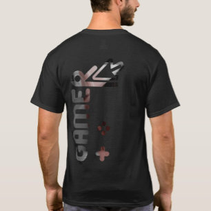 Abstrato de Impressão de Camisa traseira do JOGADO