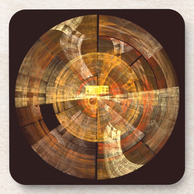 Abstrato de integridade Porta copos Cork (Frente)