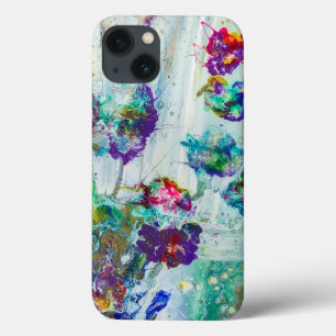 Abstrato de jardim de beija-flores