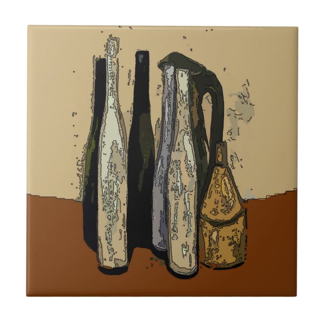 Abstrato de Jugs Castanhos (Frente)