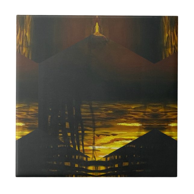 Abstrato de magia sunset (Frente)
