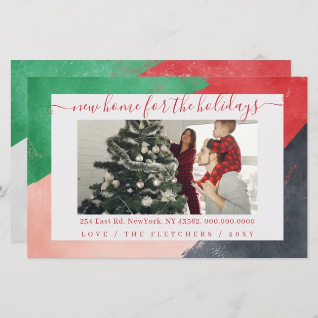 Abstrato de Orçamento Novo Cartão de Férias Domést (Frente/Verso)