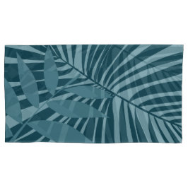 abstrato de palma e folha tropical em cinza azul