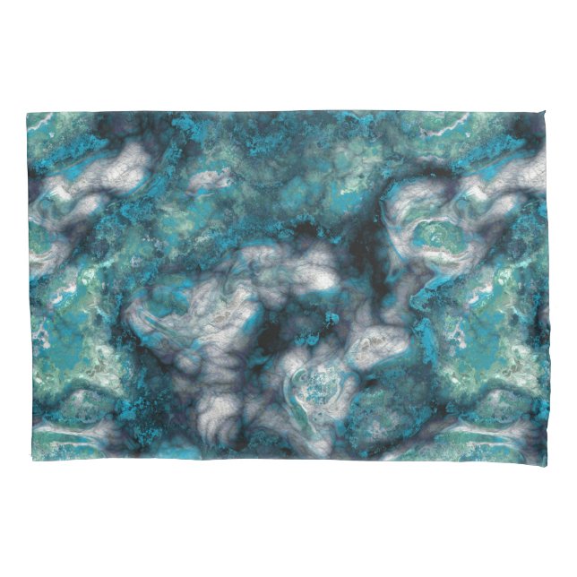 Abstrato de Pedra de Entalhe Turquesa (Frente)